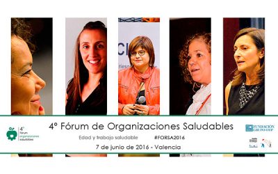 El 4º Fórum de Organizaciones Saludables podrá verse por streaming